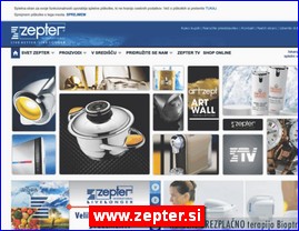 Ugostiteljska oprema, oprema za restorane, posue, www.zepter.si