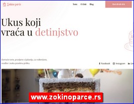 Torte, kolai, roendanske torte, torte za slavlja, torte za svadbu, torte za krtenja, torte za proslave, posne torte, Zokino pare, Beograd, www.zokinoparce.rs