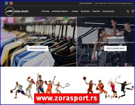 Sportska oprema, www.zorasport.rs