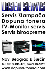 Laser servis - servis štampača, tv-monitor servis, dopuna tonera, servis biroopreme