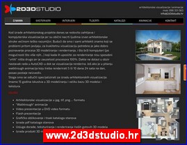 Arhitektura, projektovanje, www.2d3dstudio.hr
