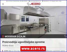 Ugostiteljska oprema, oprema za restorane, posuđe, www.acero.rs