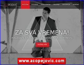 Muzičari, bendovi, folk, pop, rok, www.acopejovic.com