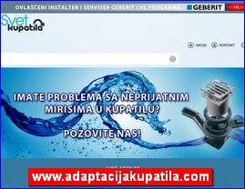 Sanitarije, vodooprema, www.adaptacijakupatila.com