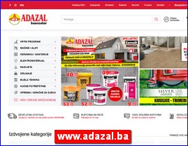 Građevinarstvo, građevinska oprema, građevinski materijal, www.adazal.ba