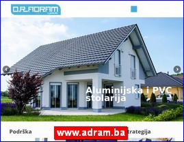 PVC, aluminijumska stolarija, www.adram.ba
