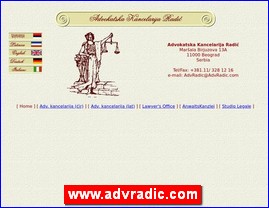 Advokati, advokatske kancelarije, www.advradic.com
