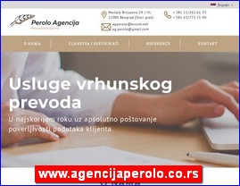 Prevodi, prevodilačke usluge, www.agencijaperolo.co.rs