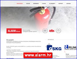 Alarmi, obezbedjenje, www.alarm.hr