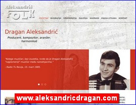 Muzičari, bendovi, folk, pop, rok, www.aleksandricdragan.com