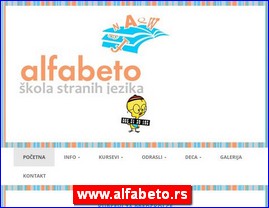 Škole stranih jezika, www.alfabeto.rs