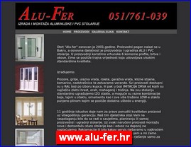 PVC, aluminijumska stolarija, www.alu-fer.hr