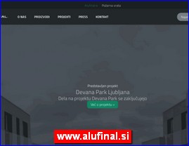 PVC, aluminijumska stolarija, www.alufinal.si