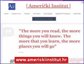 Škole stranih jezika, www.americkiinstitut.hr