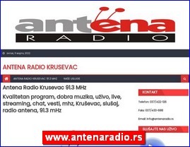 Radio stanice, www.antenaradio.rs