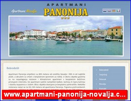 Hoteli, smeštaj, Hrvatska, www.apartmani-panonija-novalja.com