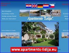 Hoteli, smeštaj, Hrvatska, www.apartments-lidija.eu