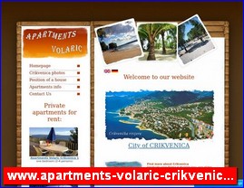 Hoteli, smeštaj, Hrvatska, www.apartments-volaric-crikvenica.hr