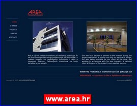 Arhitektura, projektovanje, www.area.hr