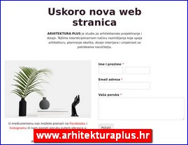 Arhitektura, projektovanje, www.arhitekturaplus.hr