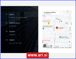Arhitektura, projektovanje, www.ari.si