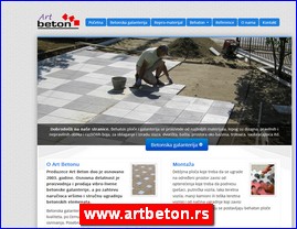 Građevinarstvo, građevinska oprema, građevinski materijal, www.artbeton.rs