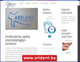 Stomatološke ordinacije, stomatolozi, zubari, www.artdent.ba