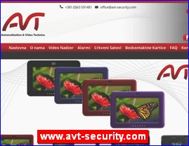 Alarmi, obezbedjenje, www.avt-security.com