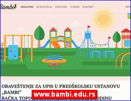 Vrtići, zabavišta, obdaništa, jaslice, www.bambi.edu.rs