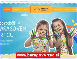 Vrtići, zabavišta, obdaništa, jaslice, www.baragovvrtec.si