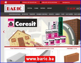 Građevinarstvo, građevinska oprema, građevinski materijal, www.baric.ba