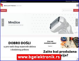Bela tehnika, Srbija, www.bgelektronik.rs