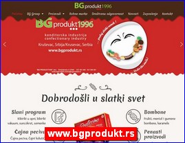 Konditorski proizvodi, keks, čokolade, bombone, torte, sladoledi, poslastičarnice, www.bgprodukt.rs