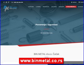 Industrija metala, www.binmetal.co.rs