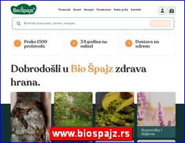 Zdrava hrana, ajevi, lekovito bilje, www.biospajz.rs