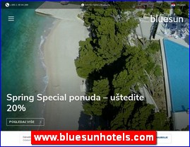 Hoteli, smeštaj, Hrvatska, www.bluesunhotels.com