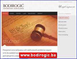 Advokati, advokatske kancelarije, www.bodirogic.ba