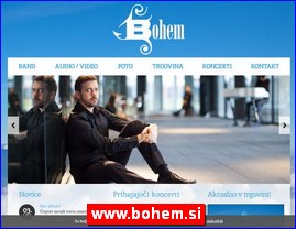 Muzičari, bendovi, folk, pop, rok, www.bohem.si