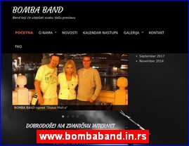 Muzičari, bendovi, folk, pop, rok, www.bombaband.in.rs