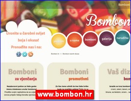 Konditorski proizvodi, keks, čokolade, bombone, torte, sladoledi, poslastičarnice, www.bombon.hr