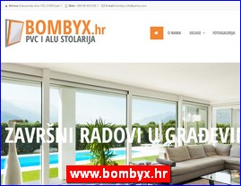 PVC, aluminijumska stolarija, www.bombyx.hr