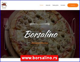 Pizza, picerije, palačinkarnice, www.borsalino.rs