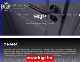 PVC, aluminijumska stolarija, www.bqp.ba