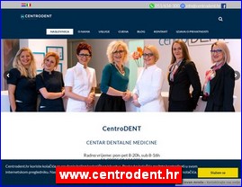 Stomatološke ordinacije, stomatolozi, zubari, www.centrodent.hr