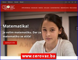 Škole stranih jezika, www.cerovac.ba