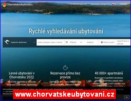 Hoteli, smeštaj, Hrvatska, www.chorvatskeubytovani.cz