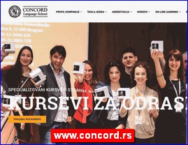 Škole stranih jezika, www.concord.rs