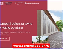 Građevinarstvo, građevinska oprema, građevinski materijal, www.concretecolor.rs