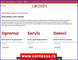 Ugostiteljska oprema, oprema za restorane, posuđe, www.contessa.rs