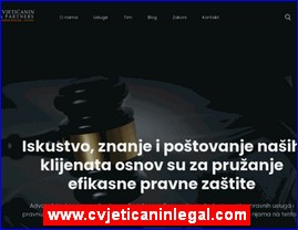 Advokati, advokatske kancelarije, www.cvjeticaninlegal.com